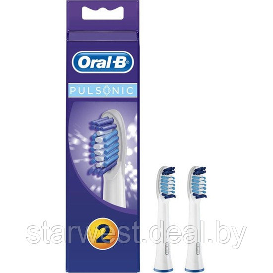 Oral-B Braun Pulsonic 2 шт. Насадки для звуковых электрических зубных щеток SR32-2 - фото 1 - id-p163650007