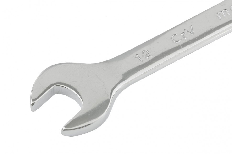 Ключ комбинированный, 12 мм, CrV, полированный хром Matrix 15156 - фото 2 - id-p138940172