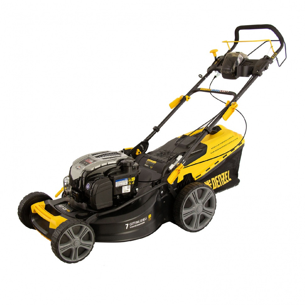 Газонокосилка бензиновая GLD-520SP-BS, 163 см3, Briggs Stratton, ширина 52 см, привод, 60 л Denzel 58807 - фото 1 - id-p163684716