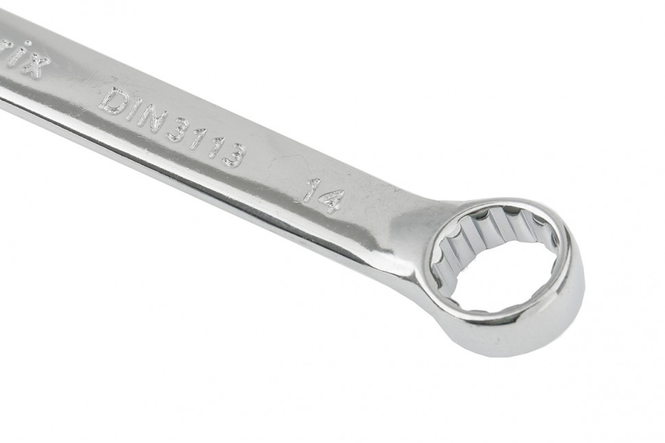 Ключ комбинированный, 14 мм, CrV, полированный хром Matrix 15158 - фото 3 - id-p138940176
