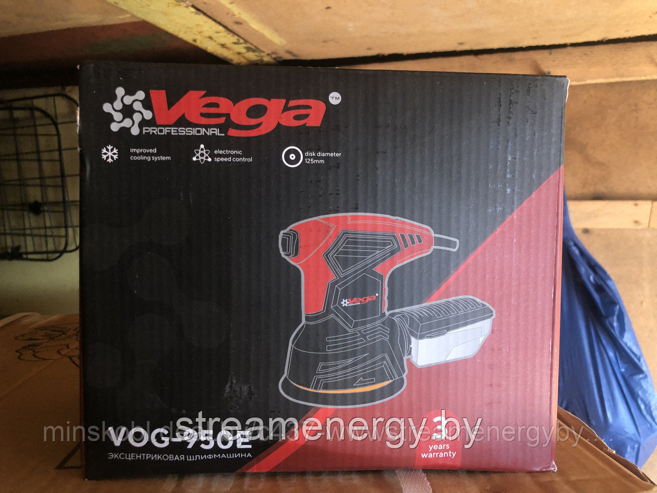 Эксцентриковая орбитальная штифмашинка VEGA 950e