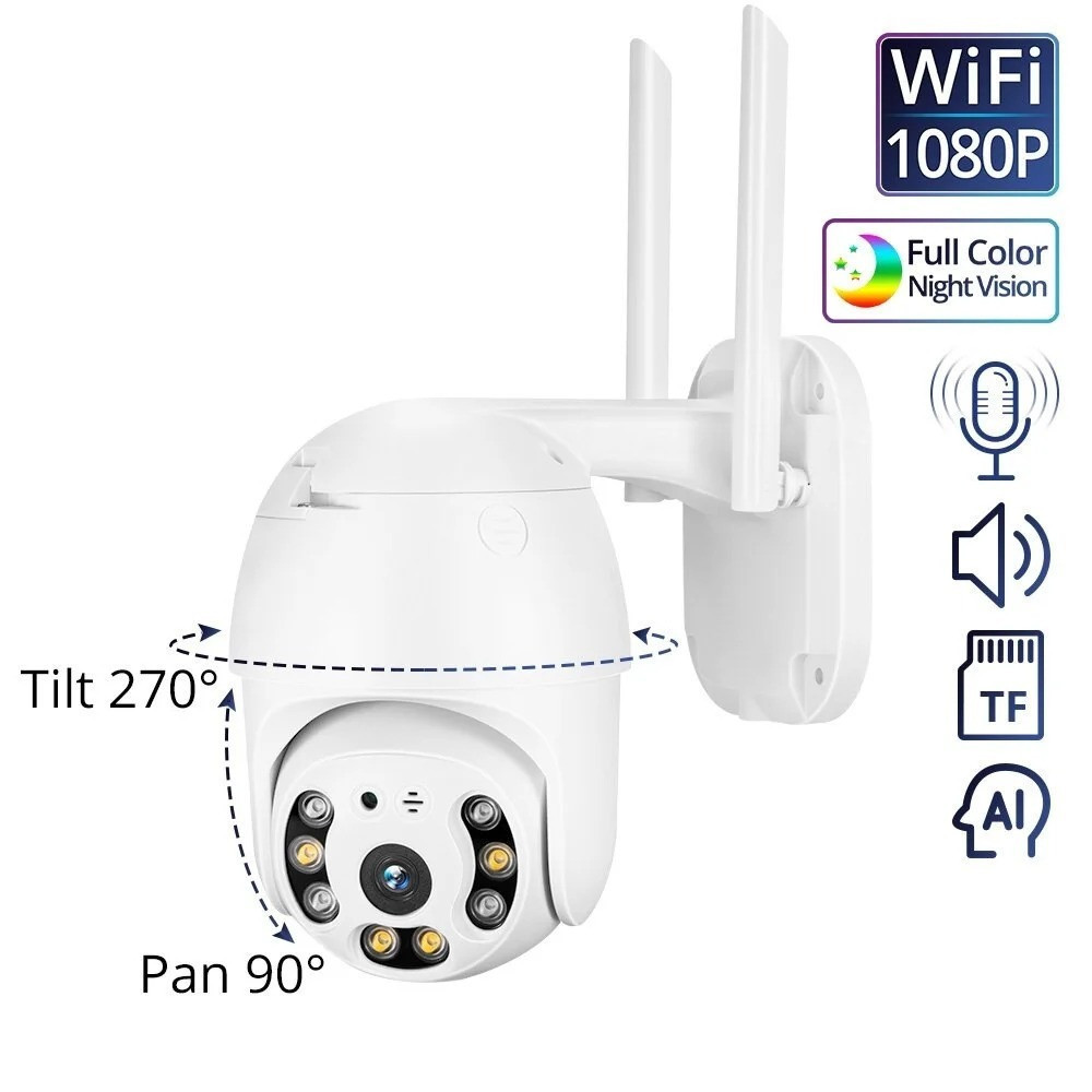 Уличная беспроводная камера Wi Fi Smart Camera IP66 TVG-010 - фото 3 - id-p163727955
