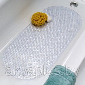 Коврик резиновый в ванну ZALEL без рисунка BR-8838 прозрачный