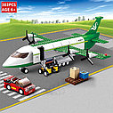 Детский конструктор Sluban 0371 Авиация Грузовой самолет аэропорт , аналог лего lego City сити транспорт, фото 2