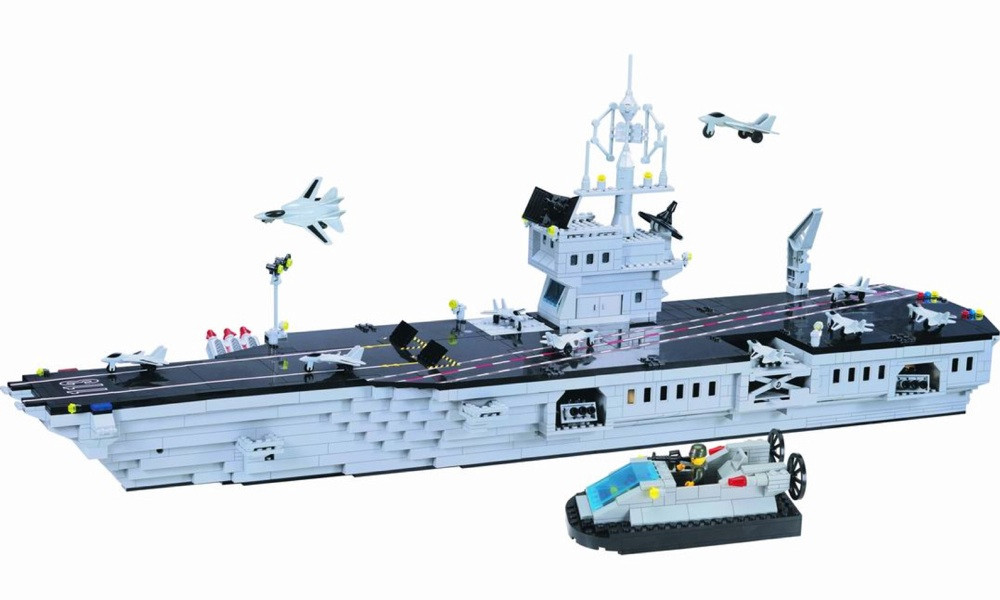 Лего (lego) Конструктор BRICK Военный корабль (112) - фото 5 - id-p16585287