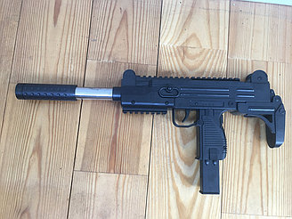 Детский пневматический пистолет-пулемет УЗИ 2033
