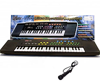 Детский синтезатор с микрофоном Miles 3738 Electronic Keyboard