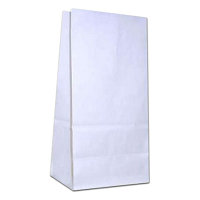 Крафт-пакет белый 80 г/м2 с прямоугольным дном от 100 шт 90*60*230