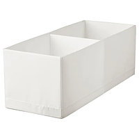IKEA/ СТУК Ящик с отделениями, белый20x51x18 см