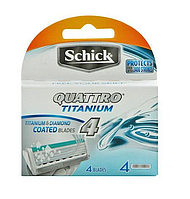 Сменные кассеты SCHICK Quattro TITANIUM DIAMOND ( 4 шт )