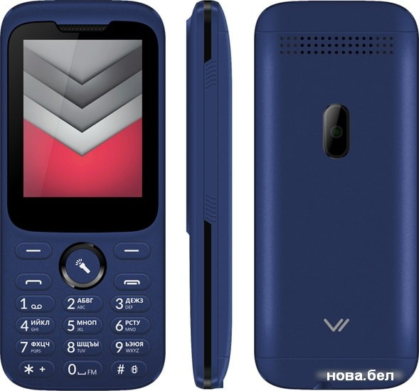 Мобильный телефон Vertex D552 (синий) - фото 2 - id-p163800402