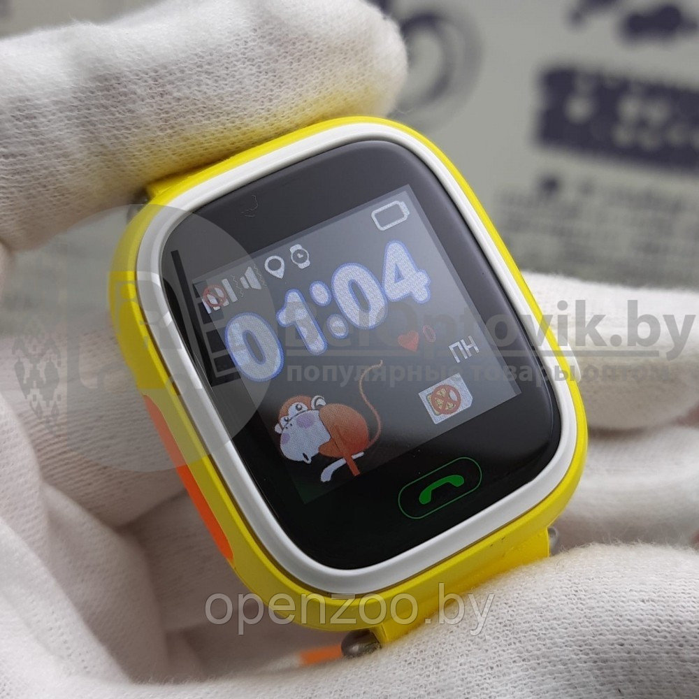Детские умные часы SMART BABY WATCH Q80 WONLEX (G72Wifi) Антистресс пупырка Pop It Белые - фото 7 - id-p163800435