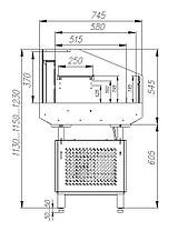 Холодильная промо витрина ODA PF07-12 VM 0,7-2 9006 +2…+4, фото 3