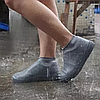 Силиконовые, водонепроницаемые чехлы-бахилы для обуви. Размер: S, M, L, фото 2