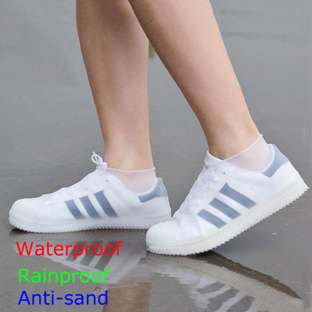 Силиконовые, водонепроницаемые чехлы-бахилы для обуви. Размер: S, M, L - фото 4 - id-p163857783
