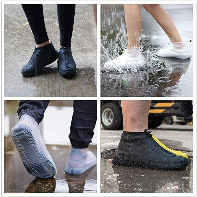 Силиконовые, водонепроницаемые чехлы-бахилы для обуви. Размер: S, M, L - фото 1 - id-p163857783