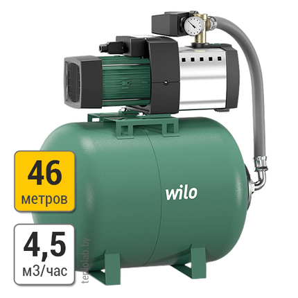 Wilo HiMulti 3H 100/2-25, 220 В насосная установка нормально всасывающая, фото 2