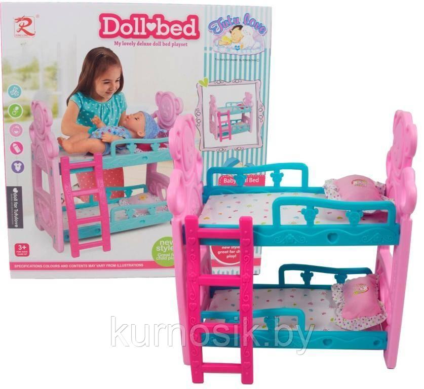 Двухъярусная кроватка для кукол Doll bed 8117 - фото 1 - id-p86062028