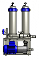 Фильтровальные установки c 2 картриджами