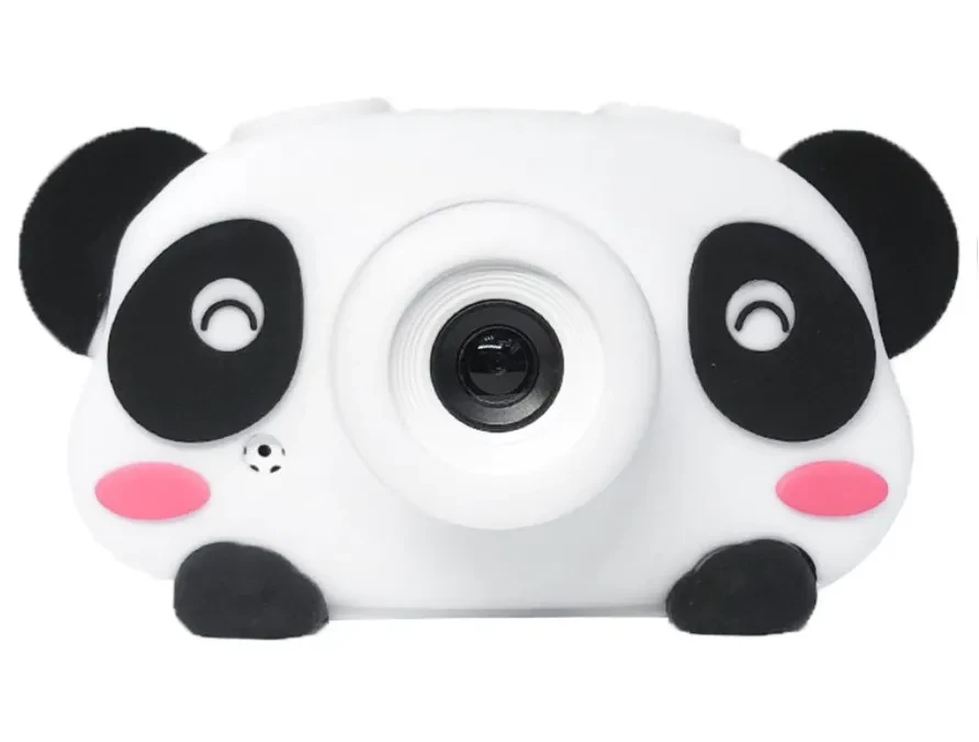Детский цифровой фотоаппарат Панда 20 Мп с селфи камерой и функцией записи видео HD