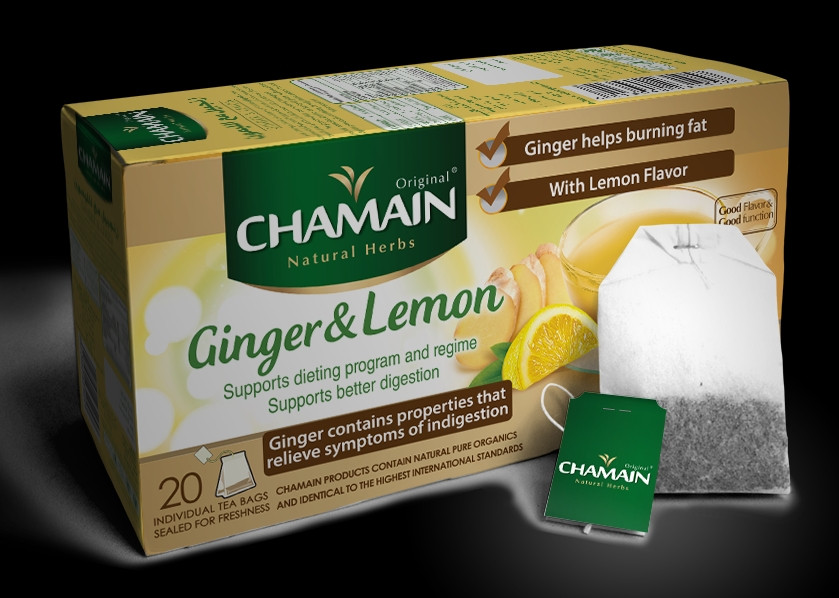 Чай CHAMAIN Ginger & lemon(имбирь и лимон) Сирия