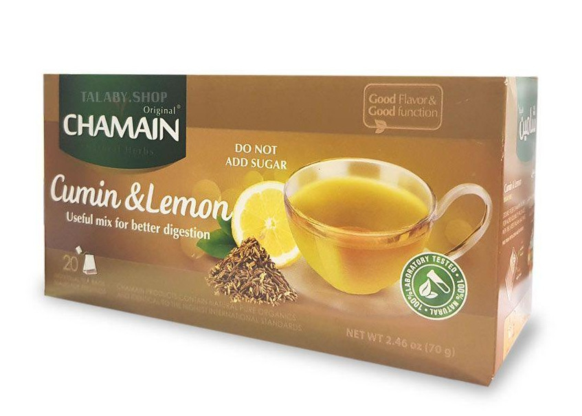 Чай CHAMAIN Cumin & lemon(тмин с лимоном) Сирия