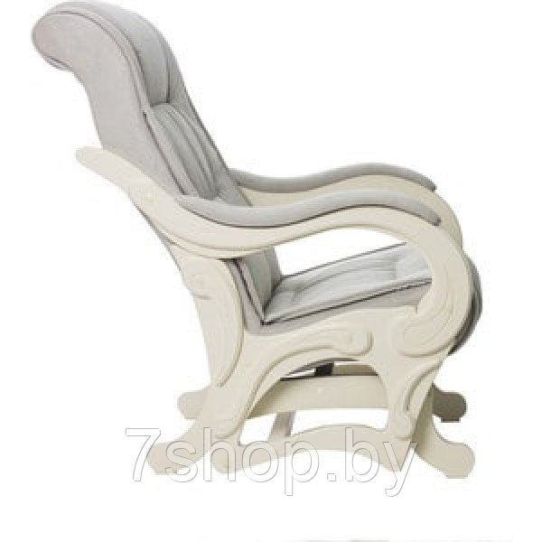 Кресло-качалка Импэкс Модель 78 дуб шампань, обивка Verona Light Grey - фото 2 - id-p163903054