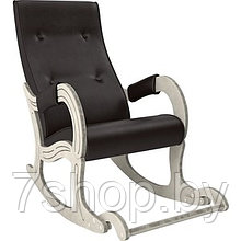 Кресло-качалка Мебель Импэкс Модель 707 дуб шампань/патина, к/з Dundi 108