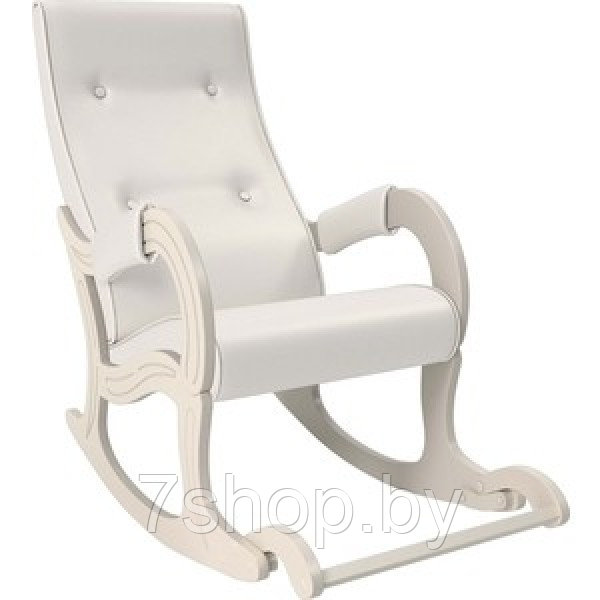 Кресло-качалка Мебель Импэкс Модель 707 дуб шампань, к/з Mango 002 - фото 1 - id-p163903074
