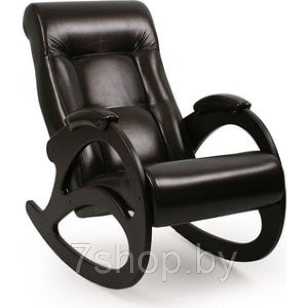 Кресло-качалка Импэкс Модель 4 б/л венге, обивка Oregon perlamytr 120 - фото 1 - id-p163903119