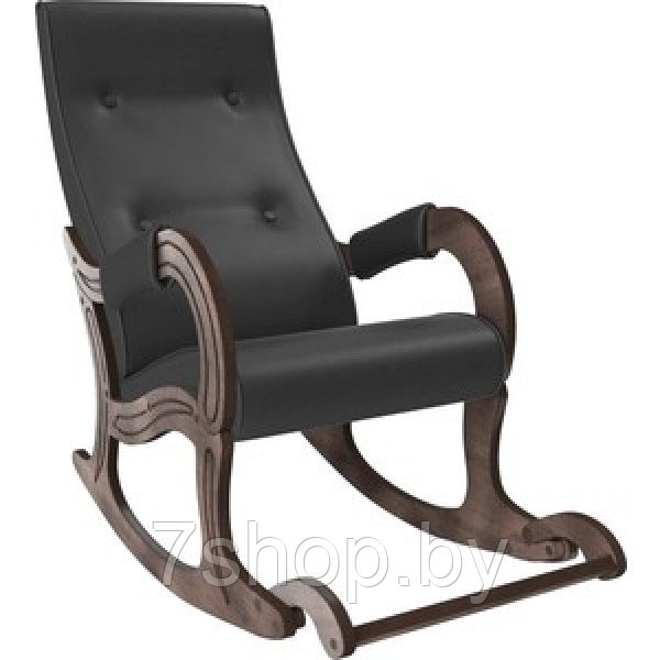 Кресло-качалка Мебель Импэкс Модель 707 орех антик, к/з Dundi 109 - фото 1 - id-p163903138