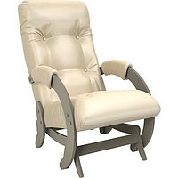 Кресло-качалка Импэкс Модель 68 серый ясень к/з oregon perlamutr 106