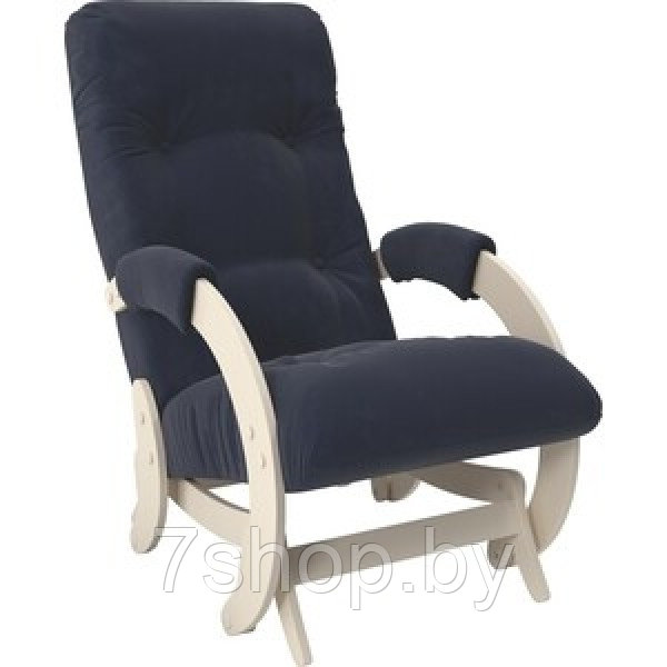 Кресло-качалка Импэкс Модель 68 дуб шампань ткань Verona denim blue - фото 1 - id-p163903212