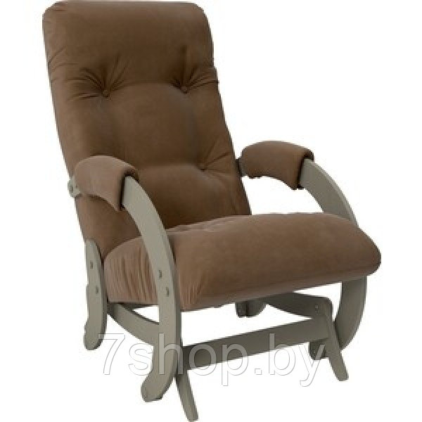 Кресло-качалка Импэкс Модель 68 серый ясень ткань Verona brown - фото 1 - id-p163903230