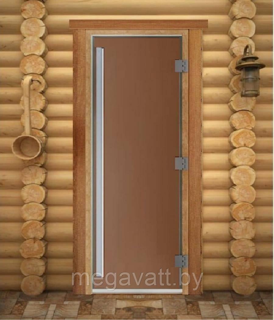 Doorwood 1900x700 (Престиж, бронза матовая, коробка Ольха)