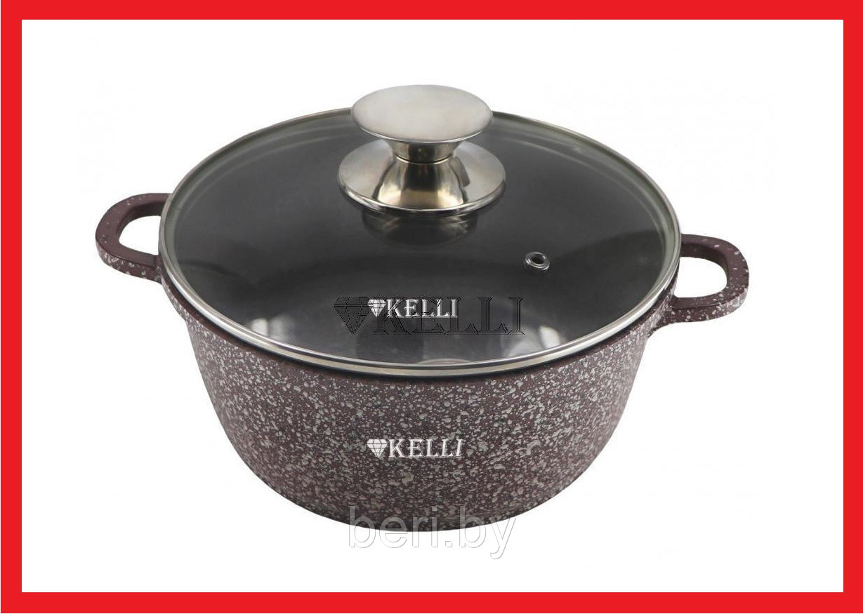 KL-4091-16 Кастрюля с гранитным покрытием, Kelli 1,6 л, 16 см - фото 1 - id-p163927678