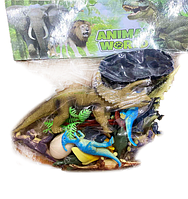 Игровой набор динозавров с аксессуарами