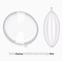 Пластиковая форма для ёлочного шара 90×45мм (набор 5шт)