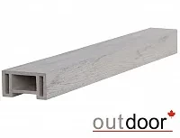 Перила из ДПК Outdoor 3D STORM GREY(серый) 90*45*3000 мм