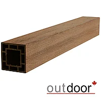 Столб ДПК Outdoor 120*120*3000 мм. STORM дуб