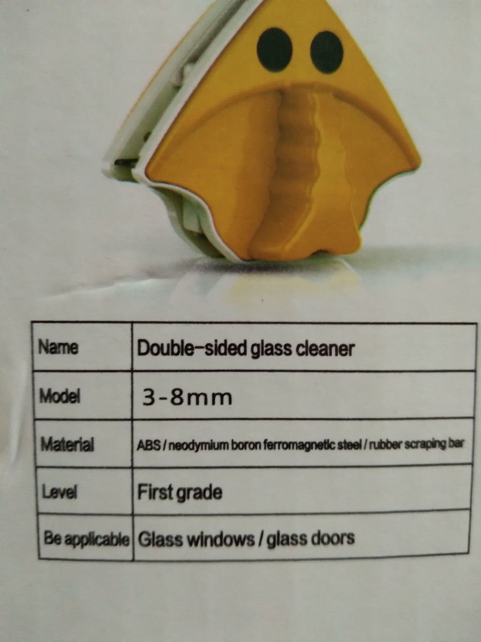 Магнитная щётка для окон Double-side glass cleaner Porcelain - фото 3 - id-p163938503