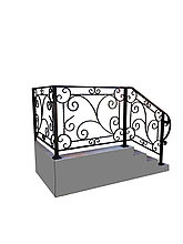 Перила кованые №23