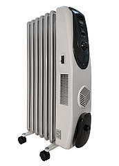 Масляный радиатор General Climate NY17LF со встроенным тепловентилятором