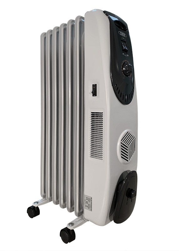 Масляный радиатор General Climate NY17LF со встроенным тепловентилятором - фото 1 - id-p163942215