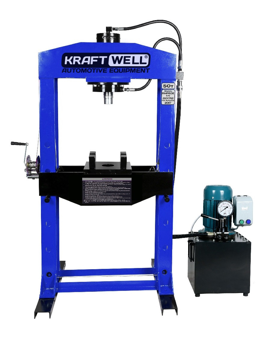 KraftWell KRWPR50E Пресс 50 т. c электроприводом - фото 1 - id-p163948294
