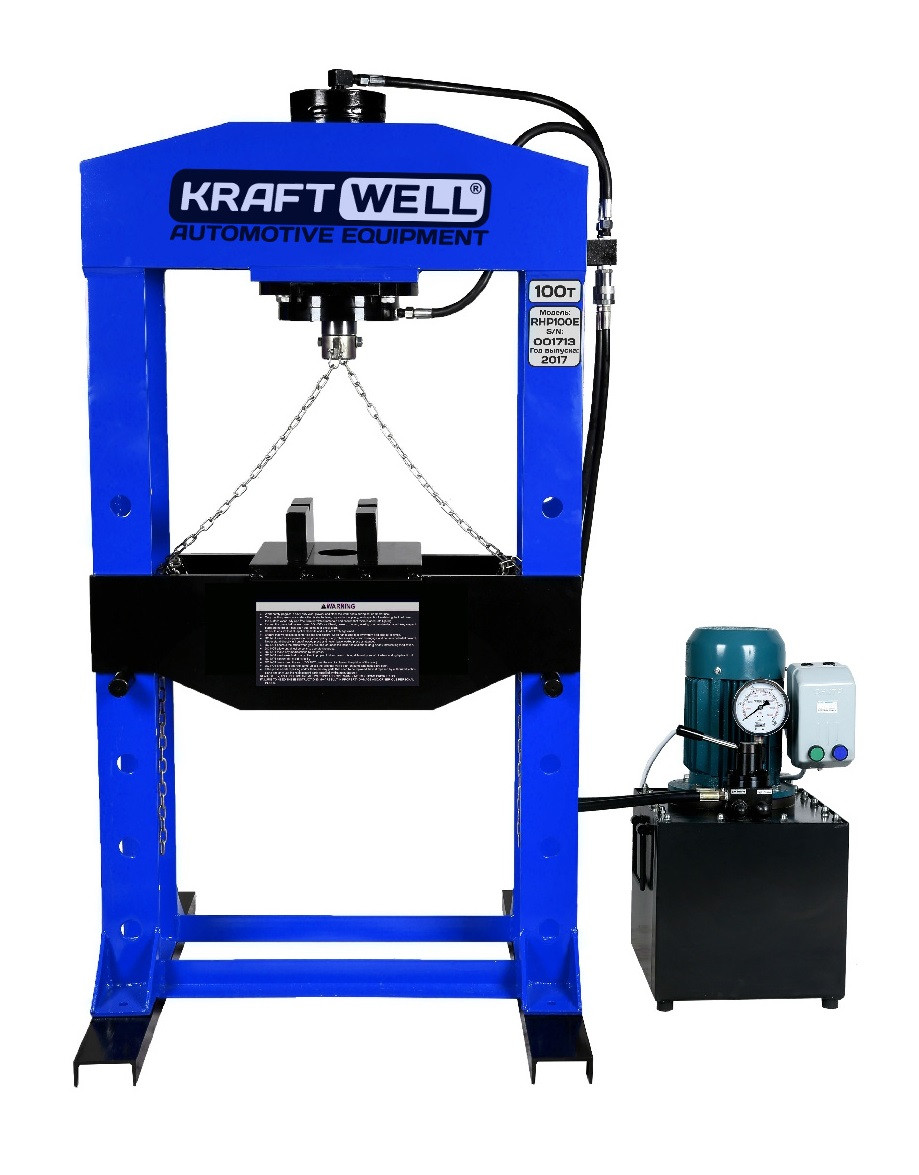 KraftWell KRWPR100E Пресс 100 т. c электроприводом - фото 1 - id-p163948296
