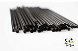 Трубочки коктейльные прямые черные 8х240 мм (250 шт), фото 3