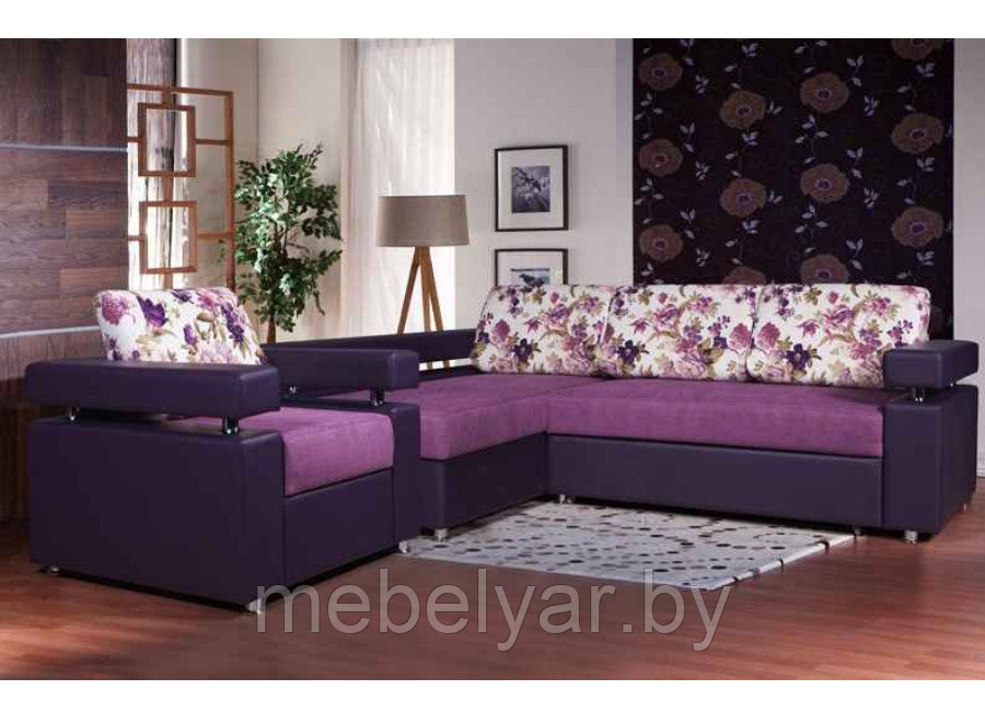 Угловой диван раскладной Виктория-3 (НПБ) ZMF - фото 1 - id-p163967501
