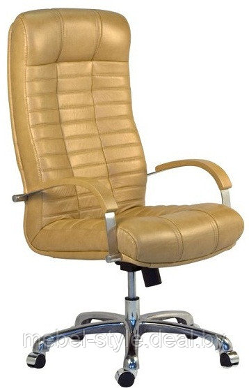 Кресло EVERPROF АТЛАНТ Стиль хром, стул ATLANTIS Chrome в натуральной коже - фото 10 - id-p163974318