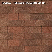 Битумная черепица TEGOLA RECTANGULAR, Terracotta Europeo 414